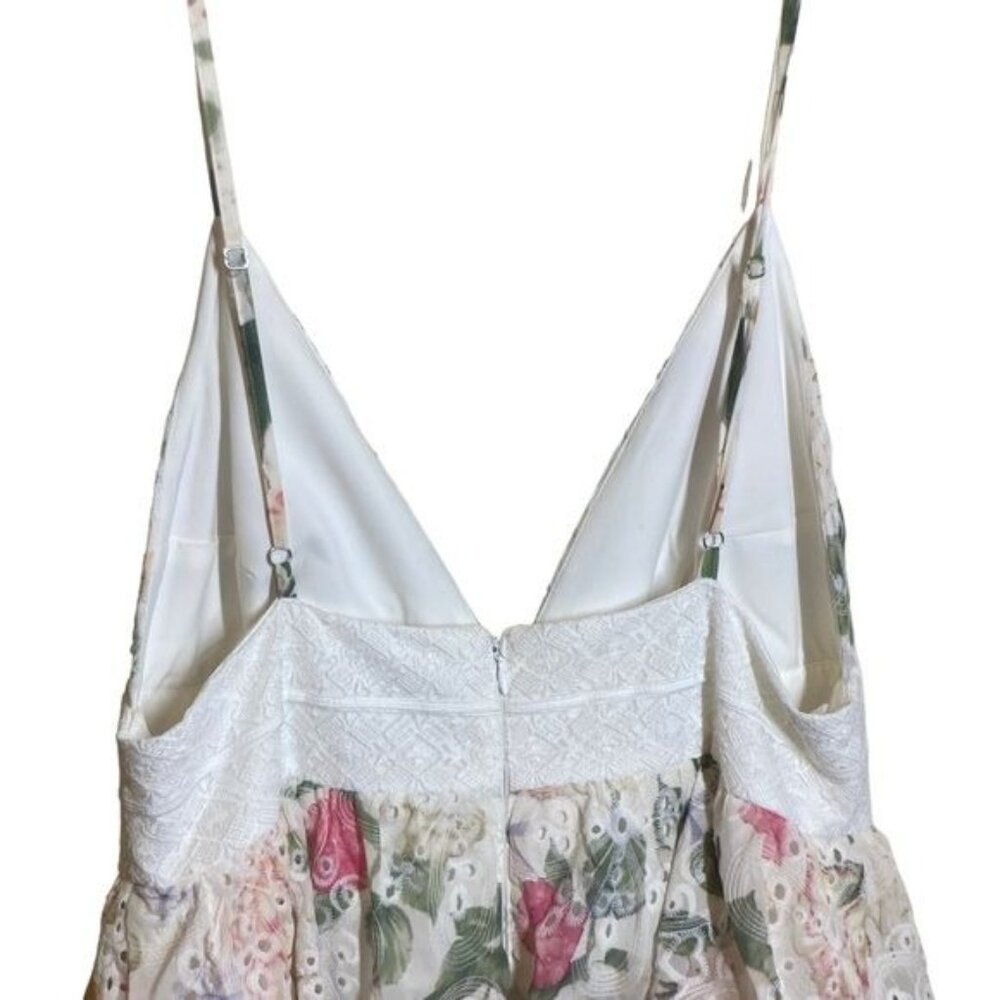 NWT Gianni Bini Midori Floral Print Chiffon Dress, size 12 - Picture 11 of 15